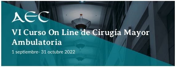 VI Curso - Cirugía Mayor Ambulatoria 2022