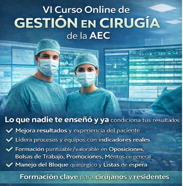 VI CURSO DE GESTION DE CIRUG&Iacute;A 2026